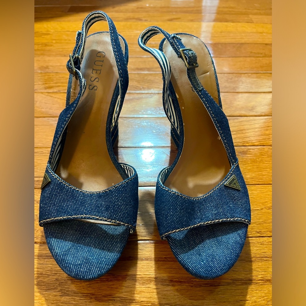 SOLD VINTAGE 90s/y2k GUESS Denim Heels